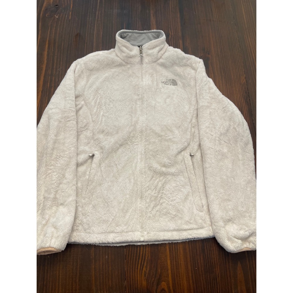 The North Face Osito 2 Fleece Jacket Womens Large Cream Full Zip